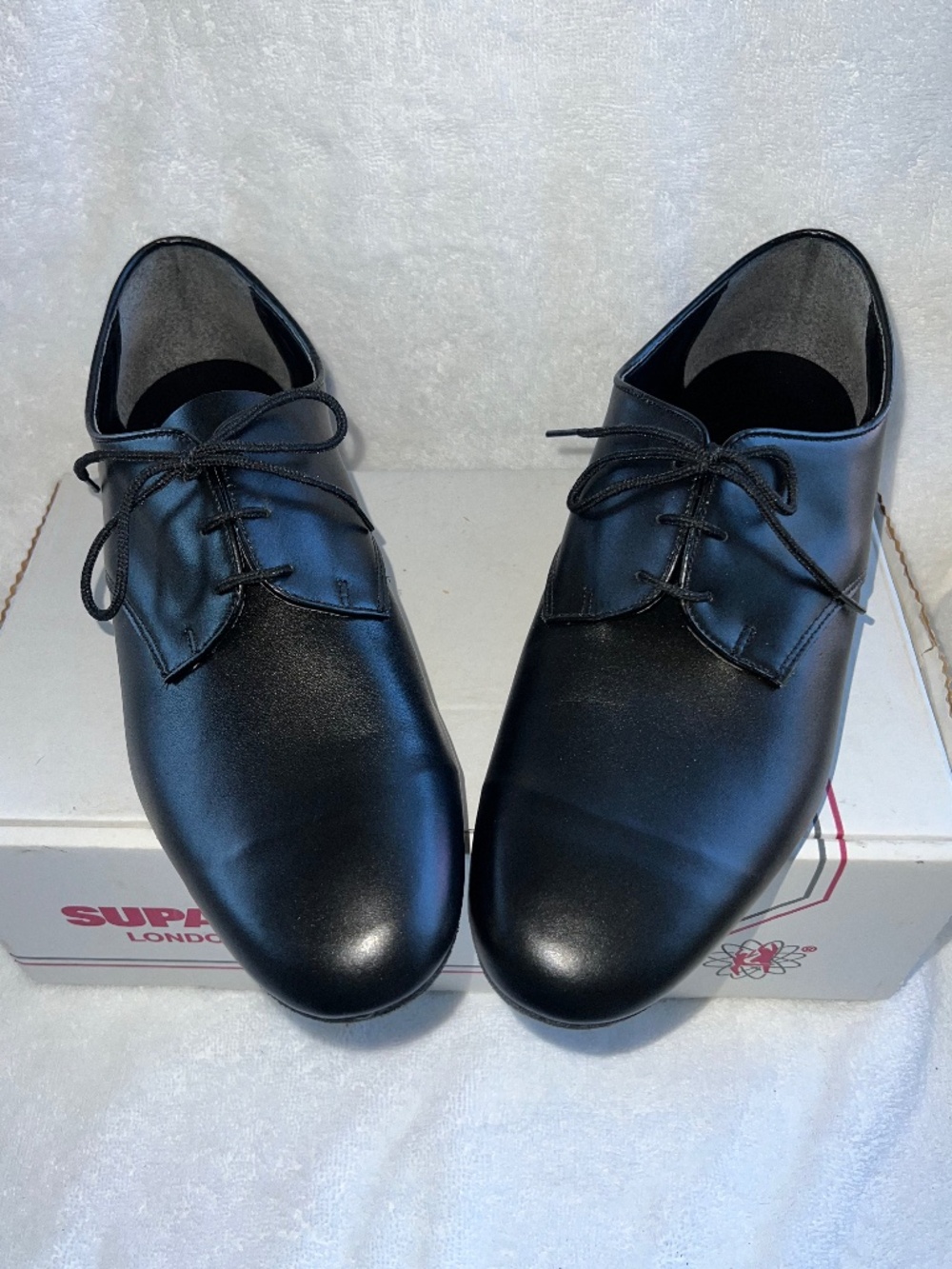 Supadance Black Leather Men's Ballroom Shoes Size 9 (UK) / 10 (US)